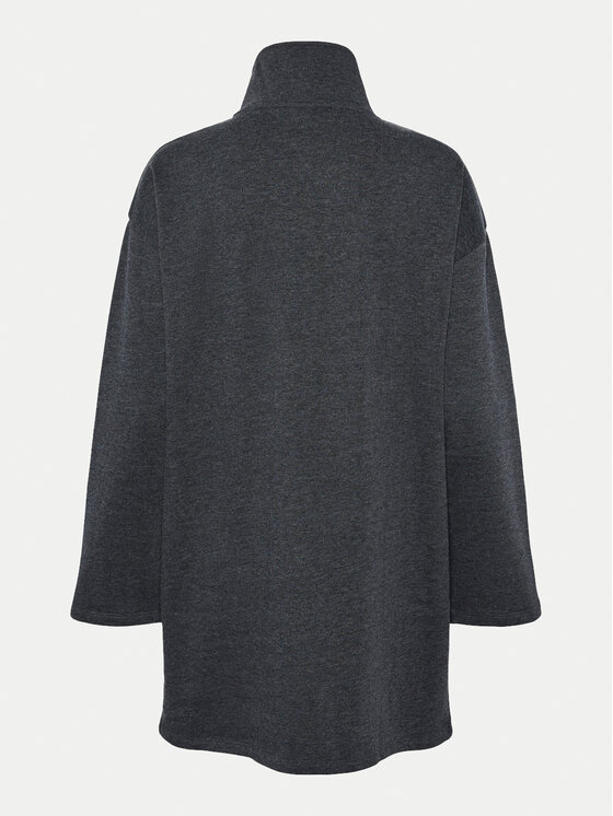 Pieces Pieces Sukienka dzianinowa 17152929 Szary Loose Fit
