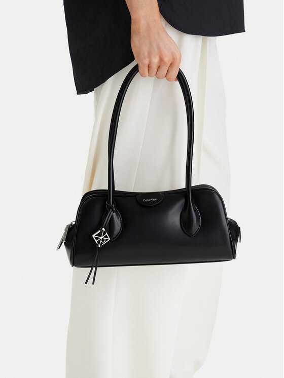 Calvin Klein Calvin Klein Geantă Emblem Trio Shoulder Bag LV04F3369G Negru
