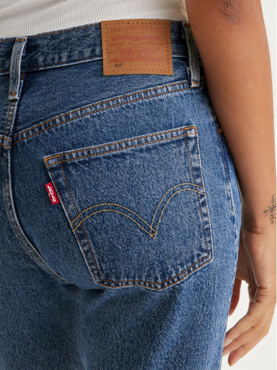 Levi's® Levi's® Jeans hlače 501® 12501-0438 Mornarsko modra Straight Fit