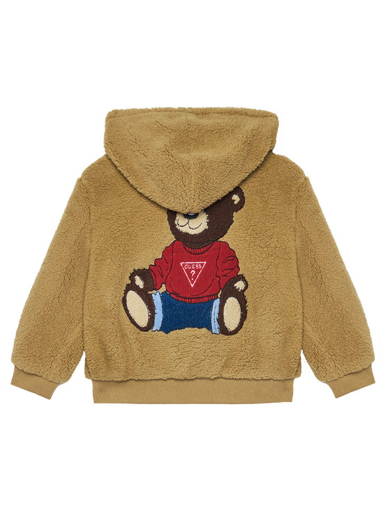 Guess Guess Kažokādas mētelis H5YJ02 W0330 Bēšs Regular Fit