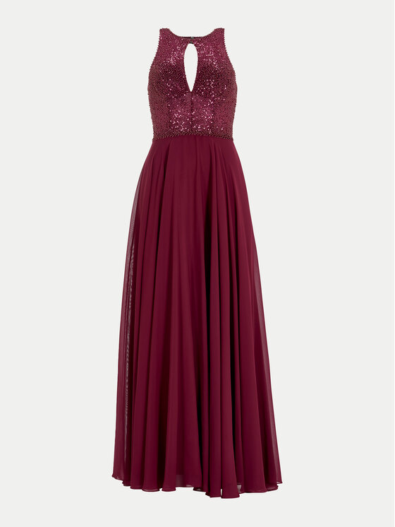 Hey Kyla Hey Kyla Abendkleid 5AI053HK Dunkelrot Regular Fit
