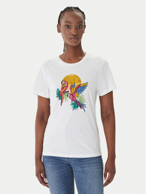 Liu Jo Liu Jo T-Shirt WA6237 JS923 Λευκό Regular Fit
