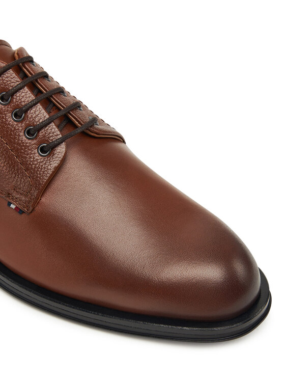 Tommy Hilfiger Tommy Hilfiger Īsi apavi Corporate Hilfiger FM0FM05581 Brūns