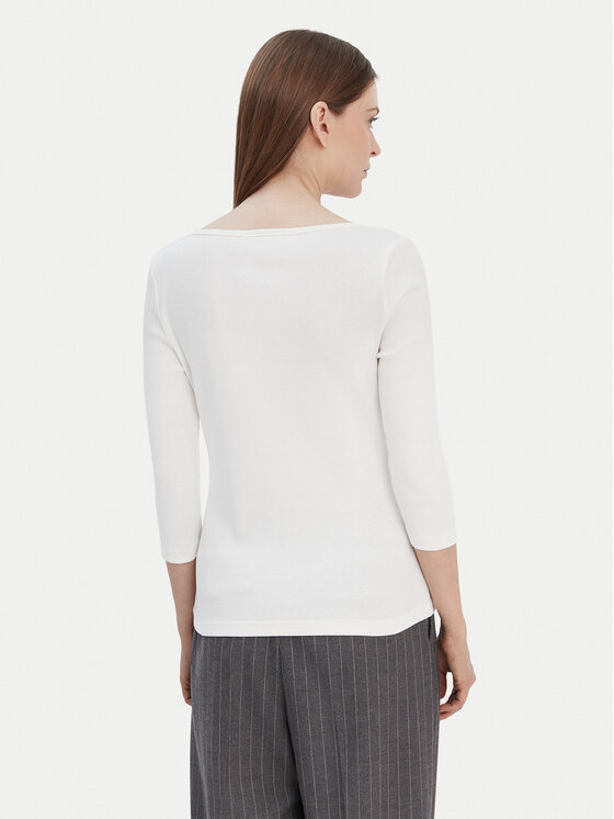 Tommy Hilfiger Tommy Hilfiger Блуза New Cody WW0WW40589 Екрю Slim Fit