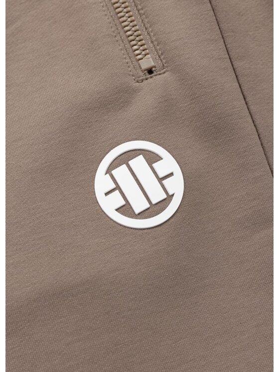 PITBULL PITBULL Spodnie dresowe SMALL LOGO NUGGET Brązowy Regular Fit