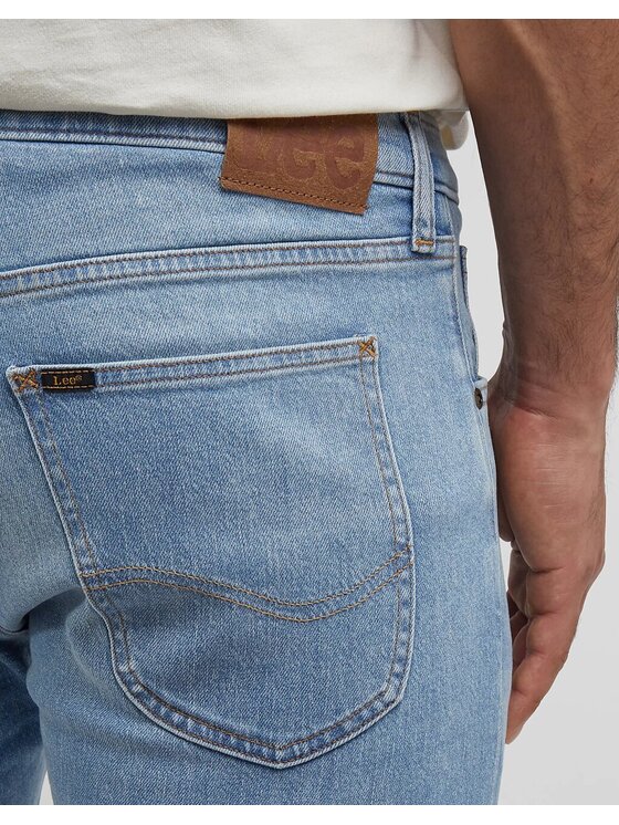 Lee Lee Jeansy LUKE Niebieski Slim Fit