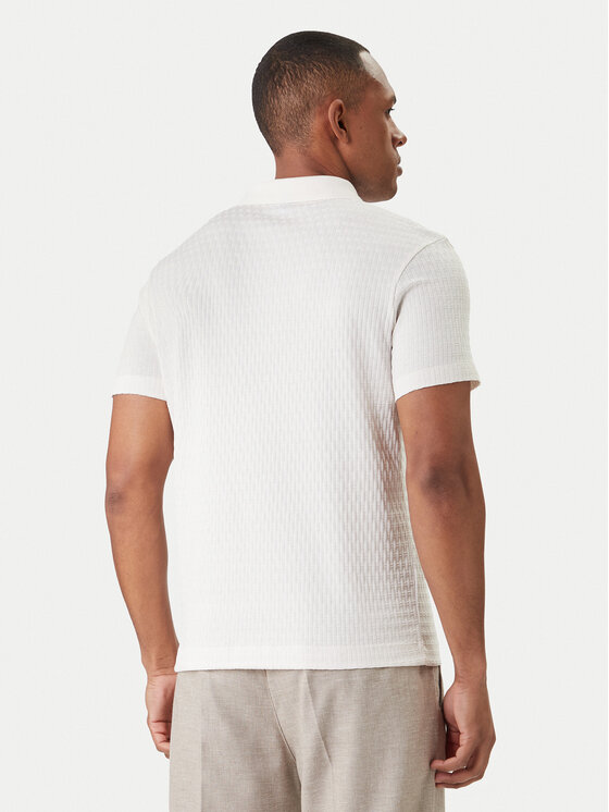 JOOP! JOOP! Polokošile Jorge 30101934 Écru Slim Fit