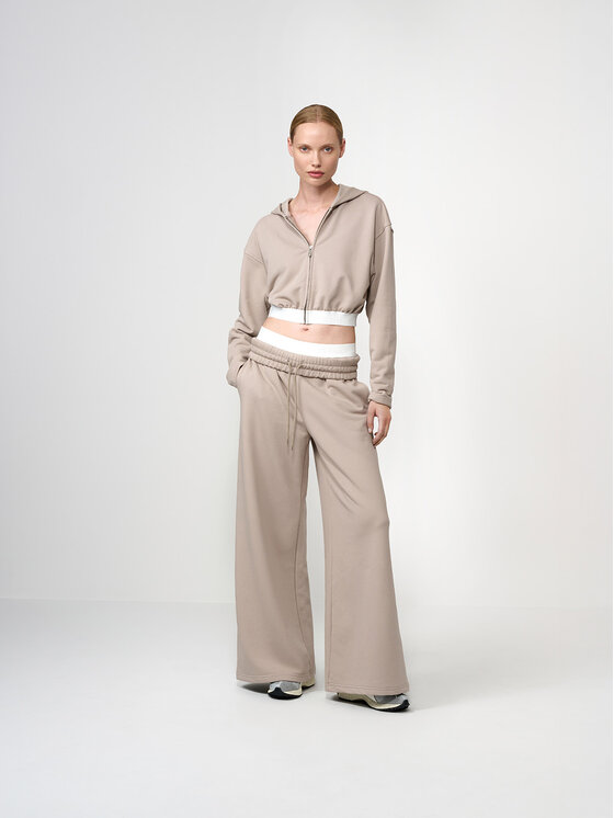 La Mania La Mania Pantaloni da tuta DIXI Marrone Classic Fit