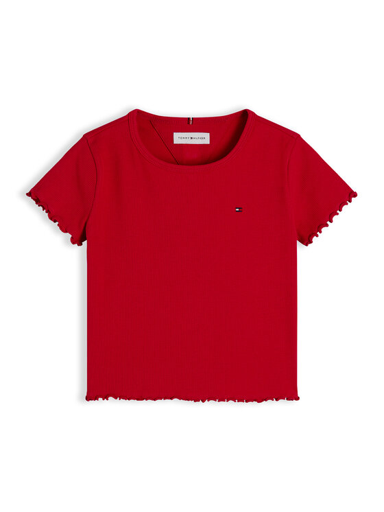 Tommy Hilfiger Tommy Hilfiger Póló Essential KG0KG08590 Piros Regular Fit