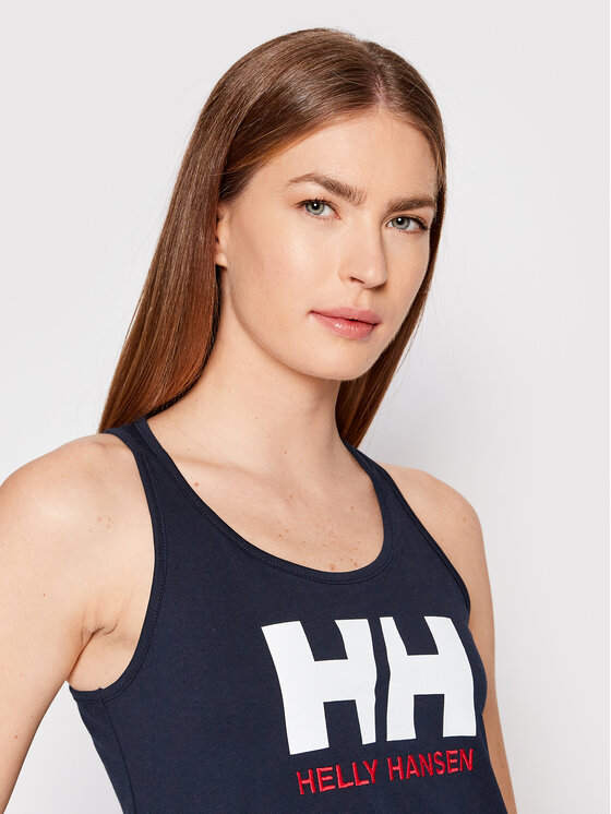 Helly Hansen Helly Hansen Τοπ Logo Singlet 33838 Σκούρο μπλε Regular Fit