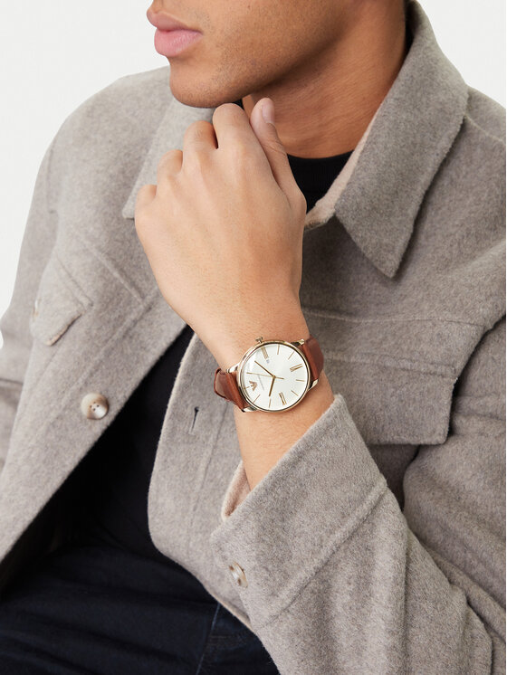 Emporio Armani Emporio Armani Laikrodis Minimalist AR11610 Ruda