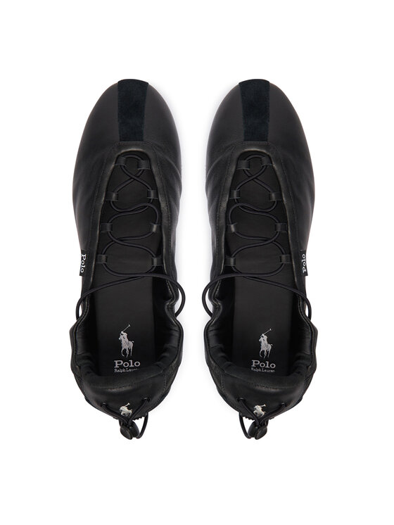 Polo Ralph Lauren Polo Ralph Lauren Балетки Blrna Lce Up 804P08221001 Чорний