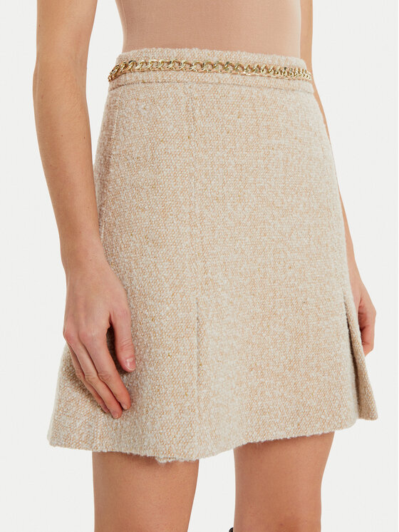 Marciano Guess Marciano Guess Мини пола Helene 4BGD08 7186A Бежов Regular Fit