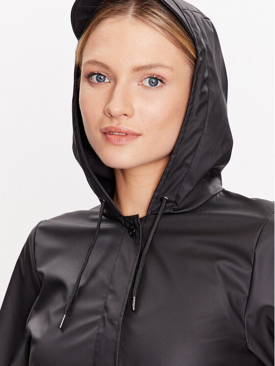 Rains Rains Esőkabát 18050 Fekete Regular Fit
