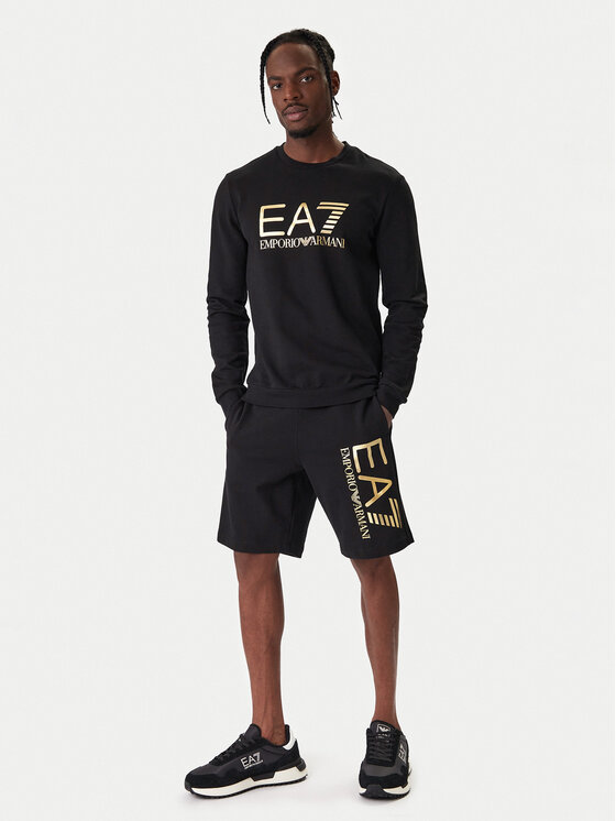 EA7 Emporio Armani EA7 Emporio Armani Mikina 7M002278 AF22266 MC004 Černá Regular Fit