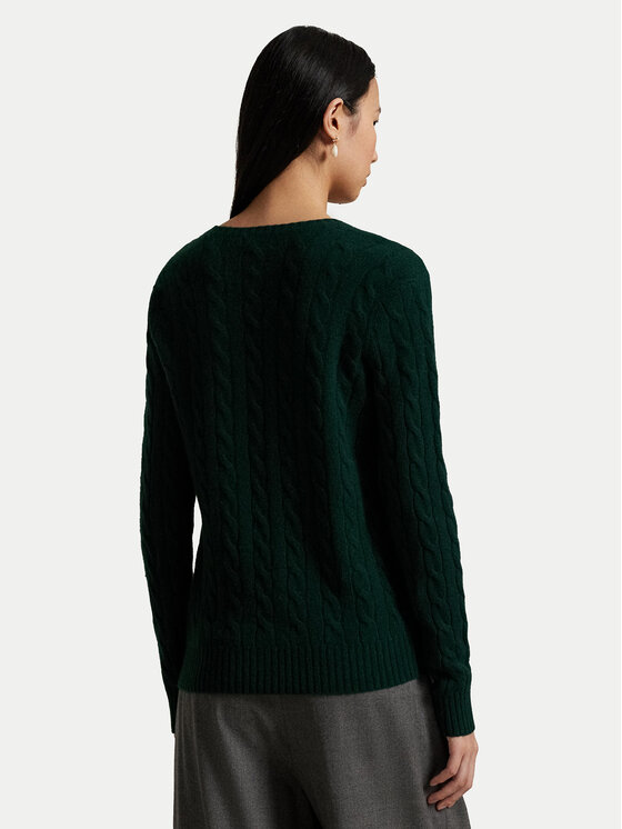 Polo Ralph Lauren Polo Ralph Lauren Sweter 211971866009 Zielony Slim Fit