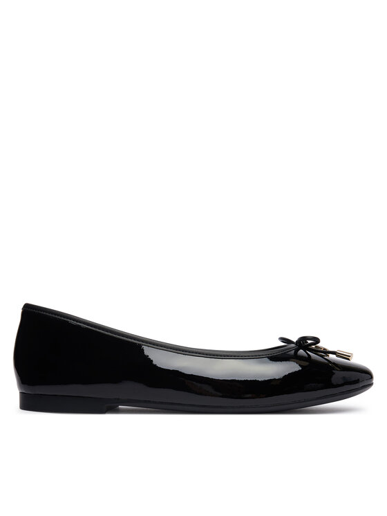 Tommy Hilfiger Tommy Hilfiger Μπαλαρίνες Th Charm Patent Ballerina FW0FW09481 Μαύρο