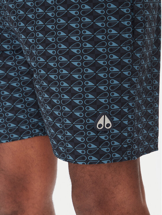 Moose Knuckles Moose Knuckles Szorty kąpielowe Hide And Swim M15MR756H Granatowy Regular Fit