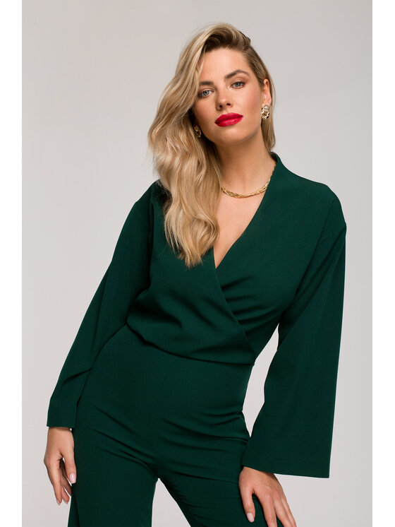 Makover Makover Jumpsuit K147 Verde Regular Fit