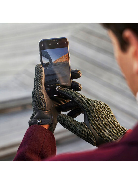 napo gloves napo gloves Rękawiczki Męskie napoCROCHET (czarny/zielony) XL Zielony