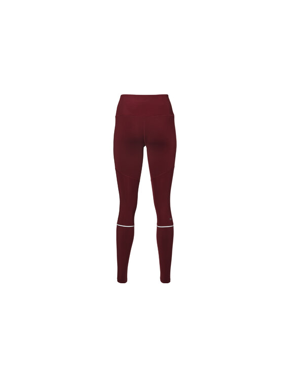 Asics Asics Legginsy Asics System Tight W Bordowy Slim Fit