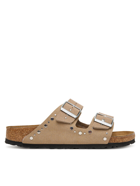 Birkenstock Birkenstock Klapki Arizona Rivet 1031708 D Beżowy