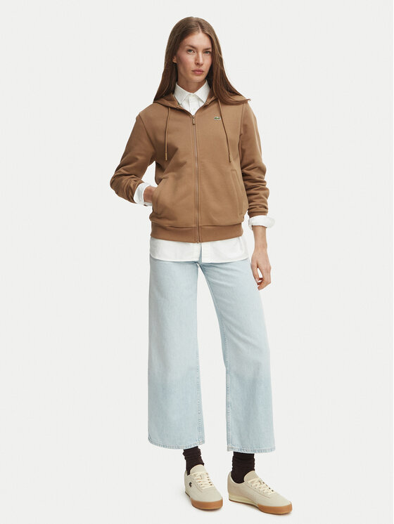 Lacoste Lacoste Bluza SF5256 Brązowy jasny Regular Fit