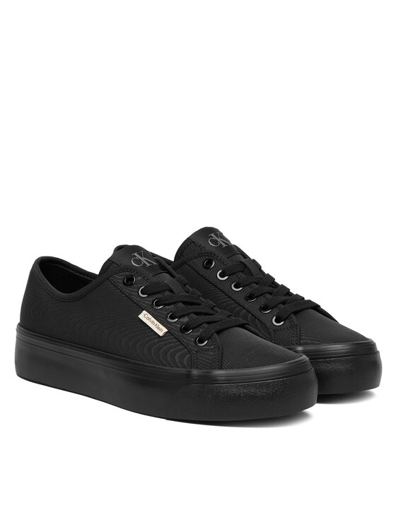 Calvin Klein Calvin Klein Tossud Vulc Flatform Lace Up Moire YW0YW02012 Must