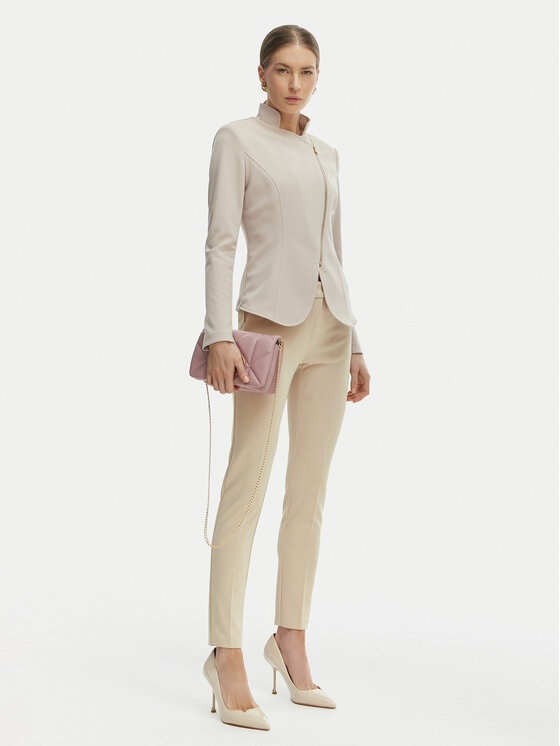 Rinascimento Rinascimento Spodnie materiałowe CFC0127865003 Beżowy Slim Fit