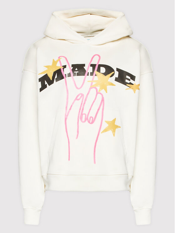 2005 2005 Суитшърт Unisex Made Бежов Regular Fit