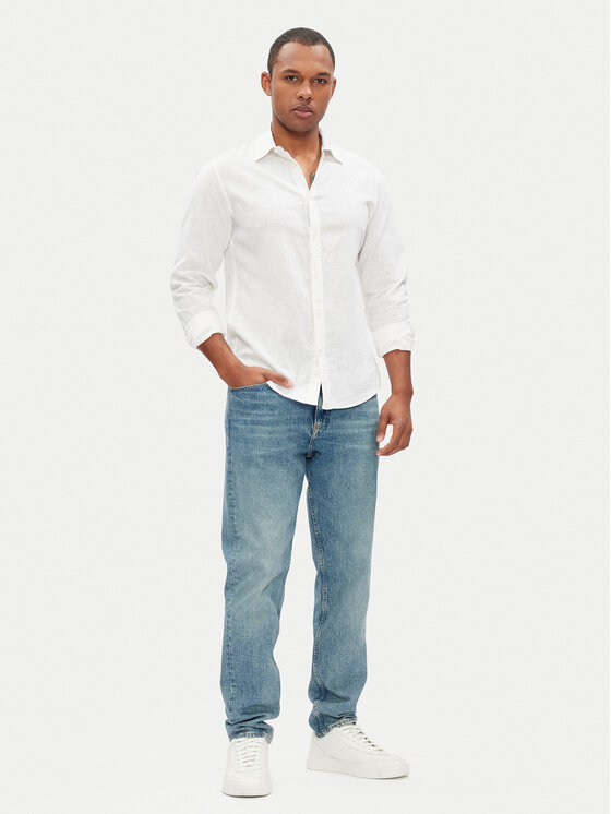 Pepe Jeans Pepe Jeans Košeľa Arnau PM308844 Biela Regular Fit