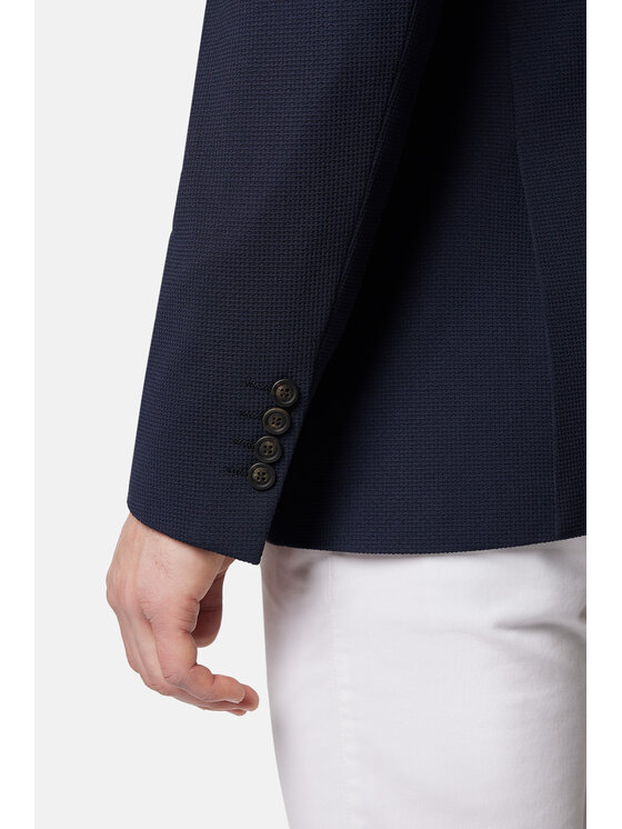 Lancerto Lancerto Marynarka Terrace MA131124000010 Granatowy Slim Fit
