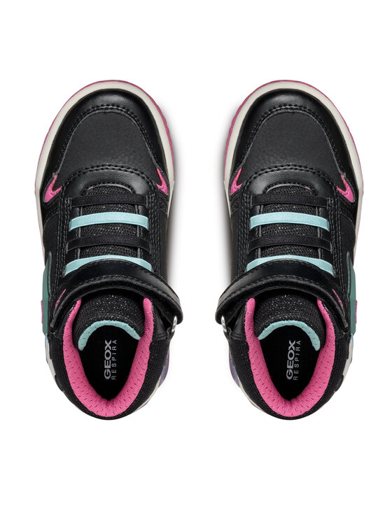Geox Geox Sneakersy J Inek Girl J36ASC 0CENF C9B4A M Czarny
