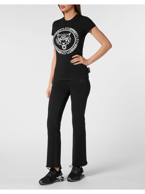 Plein Sport Plein Sport T-shirt 14221 Nero Skin Tight Fit