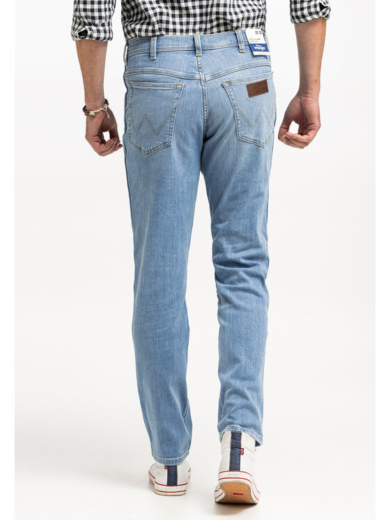 Wrangler Wrangler Jeansy TEXAS SLIM Niebieski Slim Fit