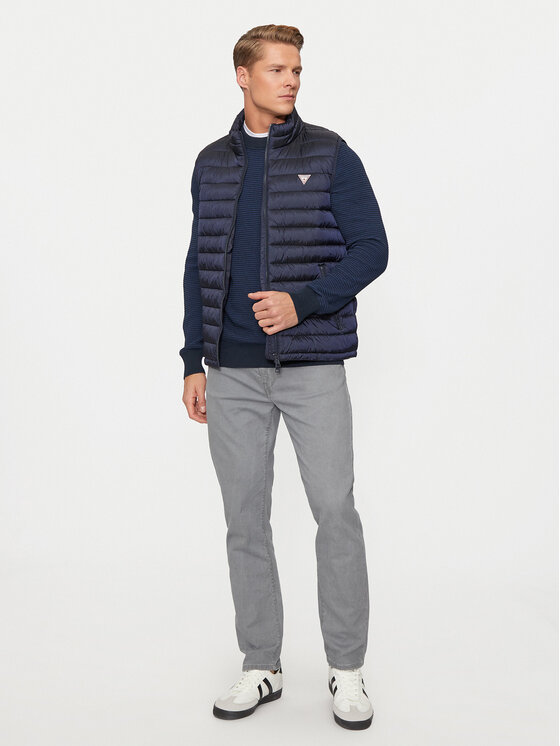 Guess Guess Sportisks veste M4YN11 WG922 Zils Regular Fit