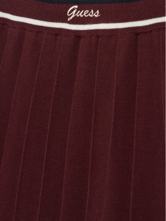 Guess Guess Спідниця в складку J5BD16 Z1152 Фіолетовий Regular Fit