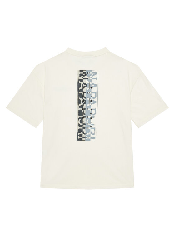 Napapijri Napapijri T-krekls S-Ahr NP0A88ZO D Écru Regular Fit