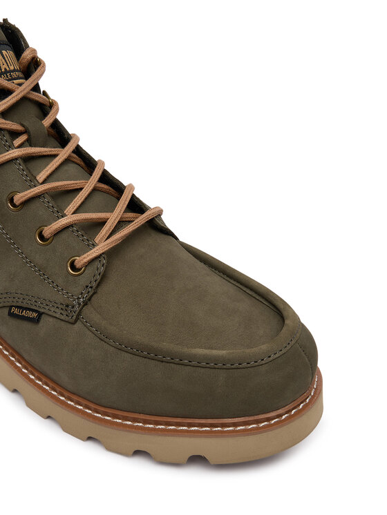 Palladium Palladium Auliniai batai Trooperlite Grit Zip 04985-325-M Tamsiai žalia