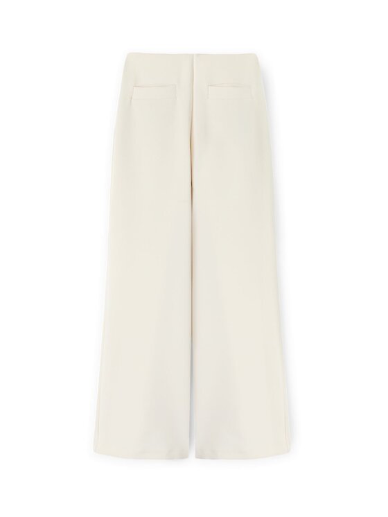 Motivi Motivi Pantaloni di tessuto P196Q003749N002 Crema Over Fit