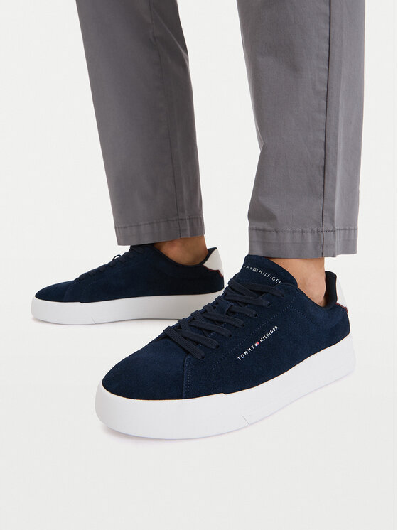 Tommy Hilfiger Tommy Hilfiger Tossud Th Court Core Suede FM0FM05716 Tumesinine