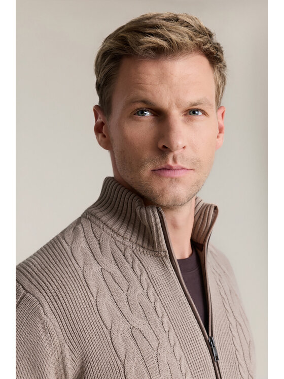 Lancerto Lancerto Sweter Jorund SW073226000081 Beżowy Regular Fit