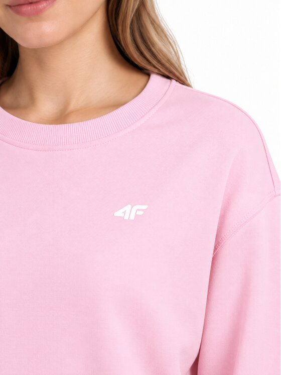 4F 4F Μπλούζα 4FWAW26TSWSF2672-56S Ροζ Regular Fit