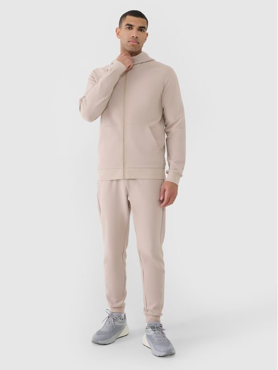 4F 4F Mikina 4FRSS25TSWSM2148-83S Hnedá Regular Fit