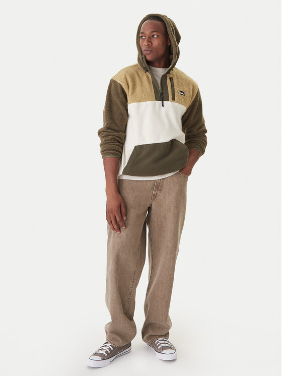 Quiksilver Quiksilver Mikina EQYPF03073 Kaki Regular Fit