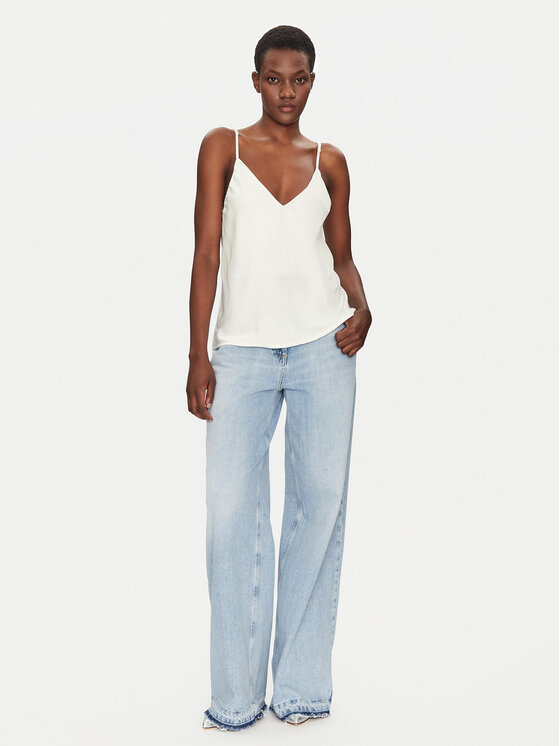 ViCOLO ViCOLO Felső TD0649 Ekru Regular Fit