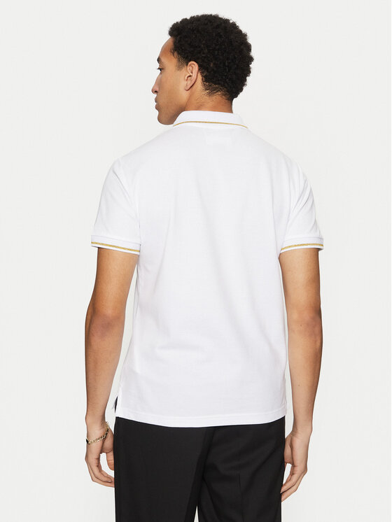 Versace Jeans Couture Versace Jeans Couture Polo majica 78GAGT00 Bela Regular Fit
