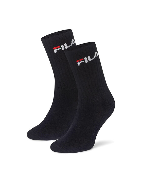 Fila Fila Hosszú zoknik F4401-AW24 (2-pack) Fekete