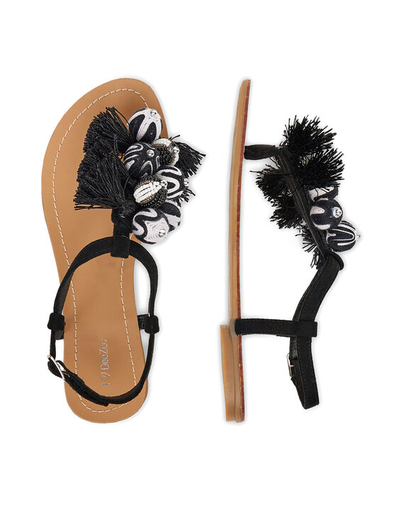 DeeZee DeeZee Sandalen F103-100 Schwarz