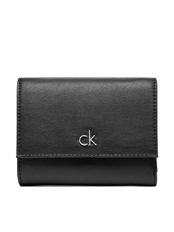 Calvin Klein Malá dámska peňaženka Ck Daily Medium Trifold_Pbl K60K612851 Čierna